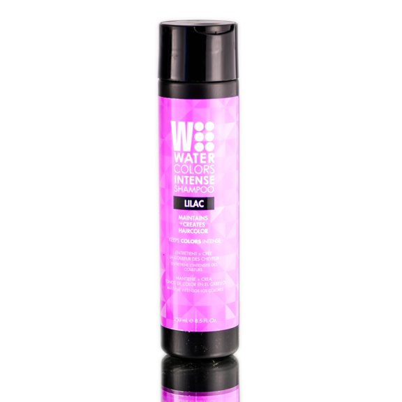 8.5 oz , Tressa Watercolors Intense Lilac Shampoo , Hair Scalp - Pack of 1 w/ SLEEK Teasing Comb