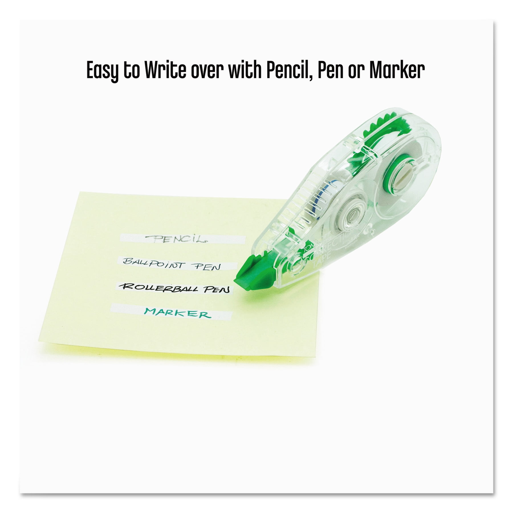 Tombow MONO Mini Correction Tape, 1/6" x 315", Non-Refillable, 10/Pack