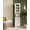 White, variant on 67" Slim Narrow Kitchen Pantry Cabinet with Metal Doors,6 Tier Tall Storage Cupboard for Small Space, Adjustable Shelves, Reversible Doors, Easy Assembly, Black, Ideal for Bathroom