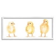 thumbnail image 4 of Stupell Industries Baby Chick Trio Watercolor Portrait Kids' Wild Animals, 24 x 10,Design by Fox Hollow Studios, 4 of 5