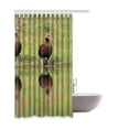 thumbnail image 2 of ABPHQTO Cortina de ducha de baño de poliéster impermeable pato 150x180 cm, 2 of 2