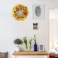 thumbnail image 5 of Corona de calabaza y girasol de otoño de 16 pulgadas, Compatible con puerta delantera, pared, ventana, fiesta de boda, casa de campo, gracias, 5 of 5