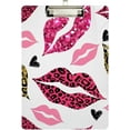 thumbnail image 2 of Coolnut Leopard Lips Clipboard, Acrylic Standard A4 Letter Size Clip Board with Low Profile Clip for Office, Classroom, Doctor, Nurse and Teacher, 12.5"x9", 2 of 7