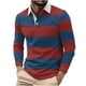 thumbnail image 2 of Blusa y camisa de manga corta con cuello vuelto Camisa casual de manga larga para hombre con cuello de manga corta estampado Top/camisa para hombre, 2 of 5
