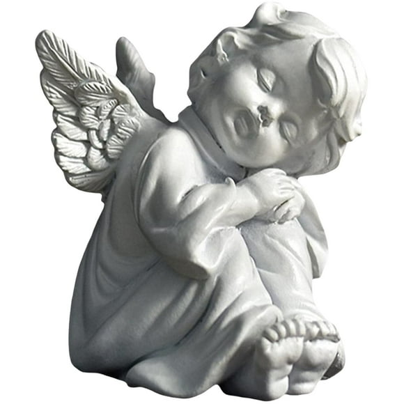 TIELUTT Resin Garden Statue Figurine Fairy Sculpture Home Decoration Clues Ornament Initial Ornament My Second Christmas Ornament Christmas Bulbs Decorations Colorful Ornament Set