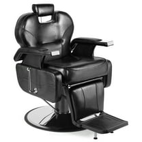 Artist hand All Purpose Heavy Duty Barber Chair Hydraulic Recliner Salon Spa Hair Stylist Tattoo Beauty Equipment (Black)