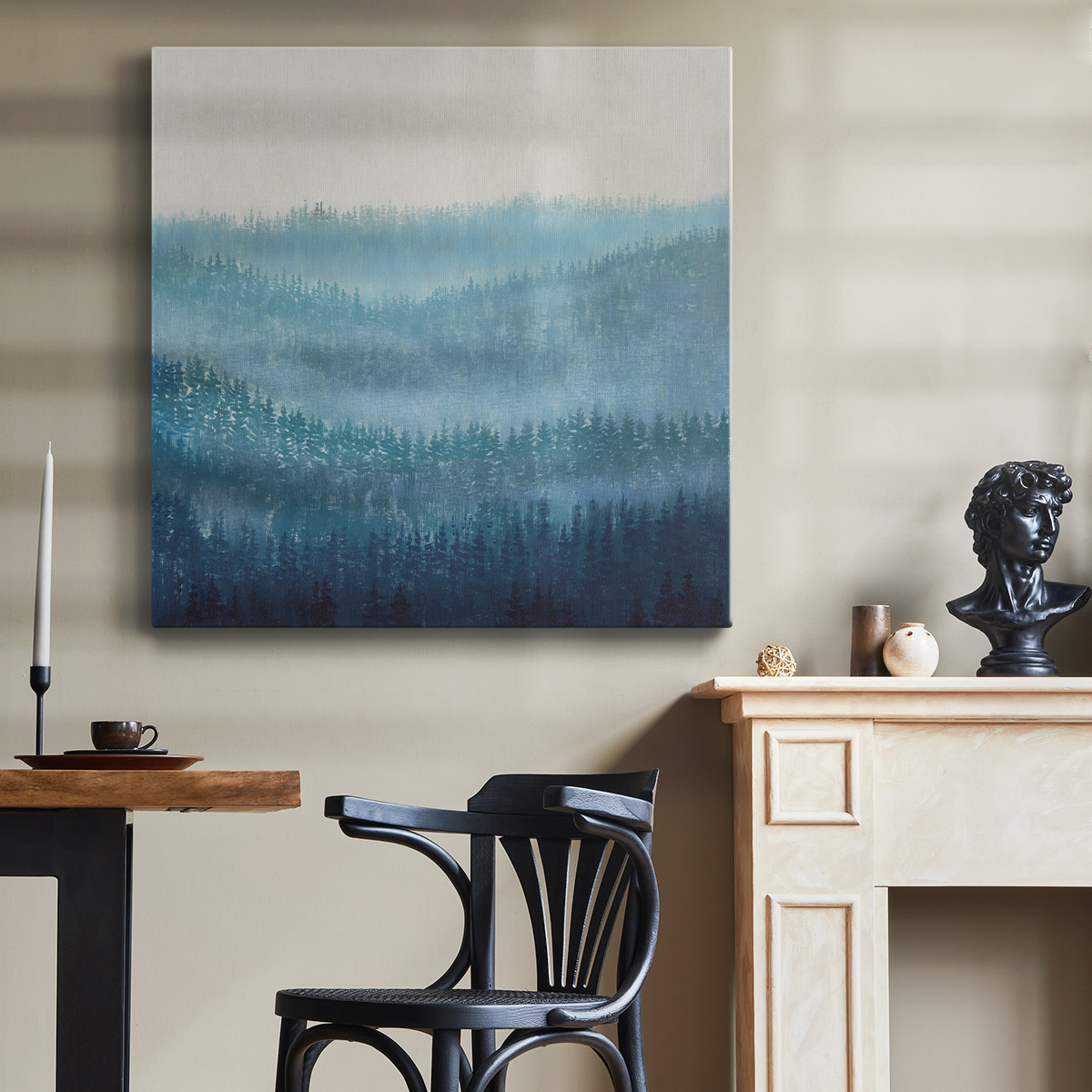 Wexford Home Smoky Ridge I-Premium Gallery Wrapped Canvas, 10" x 10" - Ready to Hang