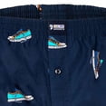 thumbnail image 3 of Happy Shorts Boxers de hombre tejidos - Estilo americano, algodón, estampados Sneaker S (Small), 3 of 3