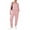 Light Pink, variant on Ekouaer Womens Pajamas Set Ribbed Knit Long Sleeve Pullover Top Jogger Pants Set 2 Piece Lounge Set Sleepwear Tracksuit