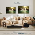thumbnail image 4 of Elephant Stock Jamaica Ys Falls Wall Art - Horizontal Canvas Wall Art - Living Room Wall Decor - Wellness Canvas - Brown And Teal Decor - 45" x 30", 4 of 8