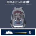 thumbnail image 5 of FORMRS School Backpack 17" Student Travel Bag with Laptop Compartment, Gray Cute Dog Artist, 5 of 7