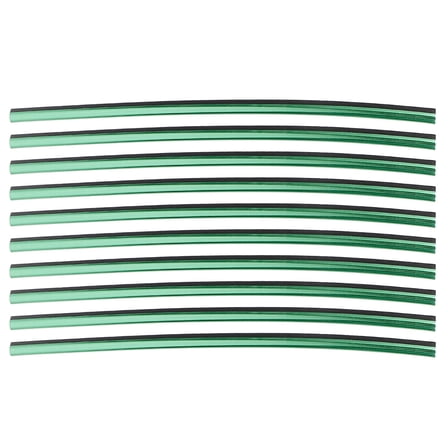 LITINKIMI Flexible Moulding Trim Green U Shape 10Pcs 7.7X0.2In