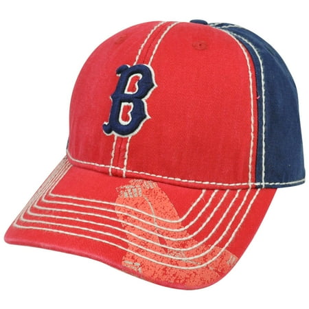 Red Boston Wash - MLB Boston Red Sox Pro Stitch American Needle Vintage Washed Cotton Hat Cap