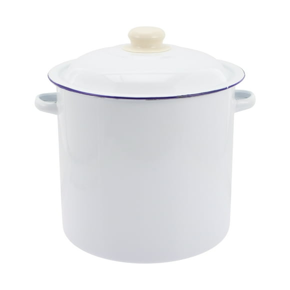 Enamel Bucket Water Bucket Home Rice Storage Bucket Laboratory Chemical Barrel