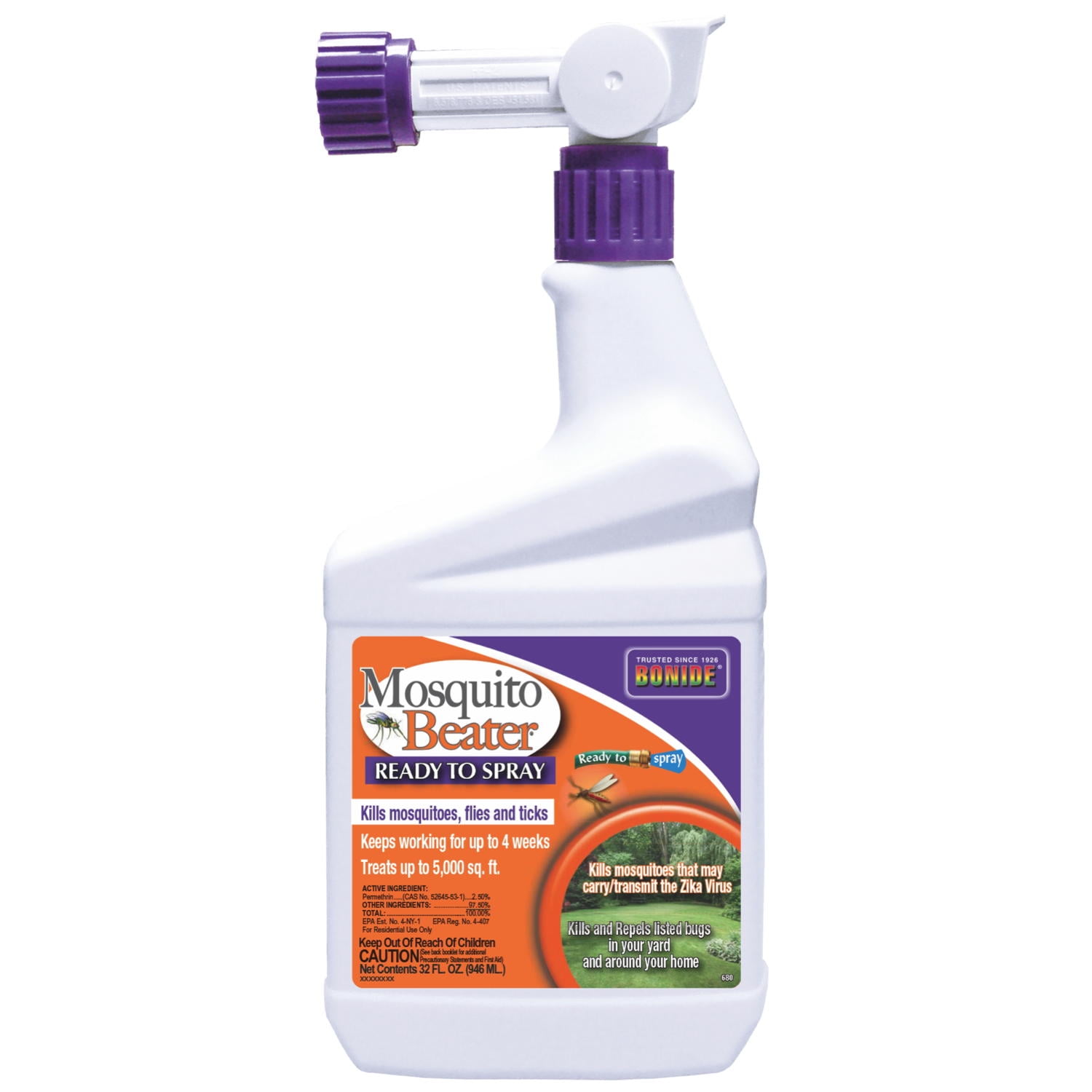 Bonide Mosquito Beater Insect Killer Liquid 32 oz — Residential Use Standard Application