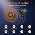 thumbnail image 6 of Camkey Wireless Earbuds, Bluetooth 5.0 Earbuds Wireless Bluetooth Headphones with ENC Mic, LED Display Charging Case, HiFi Stereo Sound, 60H Playtime, IPX7 Waterproof, 6 of 7