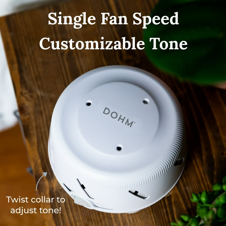 Yogasleep Dohm Uno Adult Sleeping White Noise Sound Machine, White