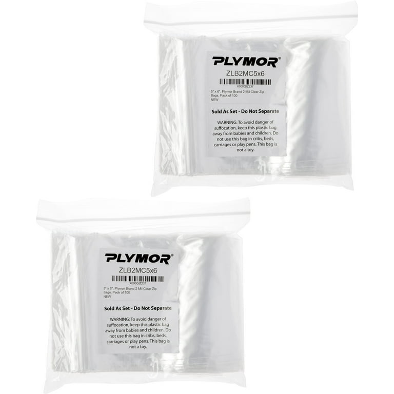 MMBM 3 Mil 10 x 7 Slider Zipper Bags - Clear (LDPE) 1000 Pcs 