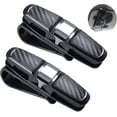 thumbnail image 1 of Glasses Holder Car, 2 Pack Sunglasses Holder Car, Sunglasses Glasses With Card Card Clip, Double-end, 1 of 3