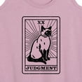 thumbnail image 3 of Instant Message - Judgement Cat Tarot Card - Women's Racerback Tank Top, 3 of 6