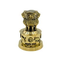 Natriel Brass Ashoka Stambh - Symbol of Indian Heritage Showpiece