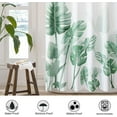 thumbnail image 6 of Shower Curtain for Bathroom, Green Tropical Leaves Shower Curtain Summer Spa Beach Theme Bathroom Decoration Cute Palm Tree Plant Shower Curtain for Showers and Bathtubs, 72W x 72L, 6 of 6