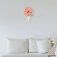 thumbnail image 3 of Reloj de pared para dormitorio, estilo nórdico, creativo, decorativo Rosa oscuro, 3 of 6