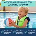 thumbnail image 2 of Limmys Chaleco de natación de neopreno premium para niños pequeños - Ayuda de natación con flotabilidad ideal para niños y niñas - Chaqueta de natación de diseño moderno - Bolsa con cordón incluidaA, 2 of 9
