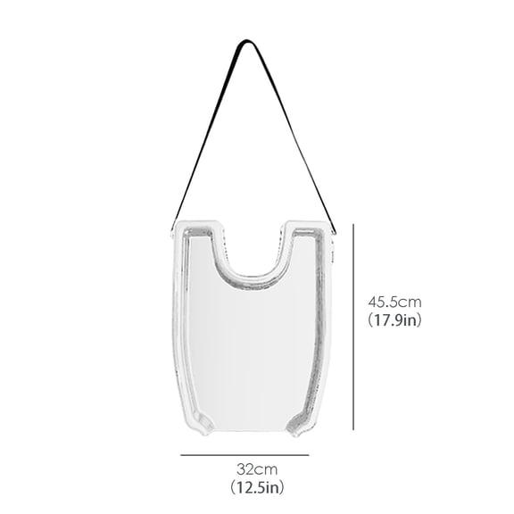 Xoxingysm Lightweight and Simple Shampoo Basin, Shampoo Tray, White,Portable Hair Shampoo Tray Wash Bowl Hair Sink Tray with Strap for Elder & Kid