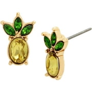 Betsey Johnson Pineapple Stud Earrings