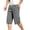 hgg018-Gray, variant on Yaoyar Cargo Shorts for Men Summer Work Hiking Pants Elastic Waist Knee Length Big and Tall Bermuda Shorts with Pockets
