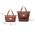 thumbnail image 4 of Bolsa de fitness para yoga Separación en seco y húmedo Bolsa de viaje de gran capacidad para deportes (marrón), 4 of 8