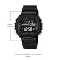 thumbnail image 2 of Hexagonal Waterproof Sports Digital Watch with Luminous Night Function, Multifunctional Outdoor Wristwatch for Active Lifestyle & Fitness Monitoring, 2 of 5