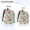thumbnail image 2 of Disketp Paisley Mochila de Lona Estampada, Mochila Escolar de Viaje Ligera para Estudiantes y Portátil-Small, 2 of 5
