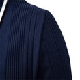 thumbnail image 5 of FYDUU Mens Crewneck Sweater Knit Sweater Jacket Full Zip Front Stand Collar Warm Soft Comfortable Casual Outwear Fall Winter Casual Dress Sweaters, 5 of 8