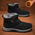 thumbnail image 5 of Men'S & Women'S Winter Fleece-Lined High Quality Snow Boots with Slip-Resistant Rubber Sole, All-Season Round Toe Short Ankle Boots - Warm Insulated Outdoor Walking Shoes for Elderly, 5 of 9