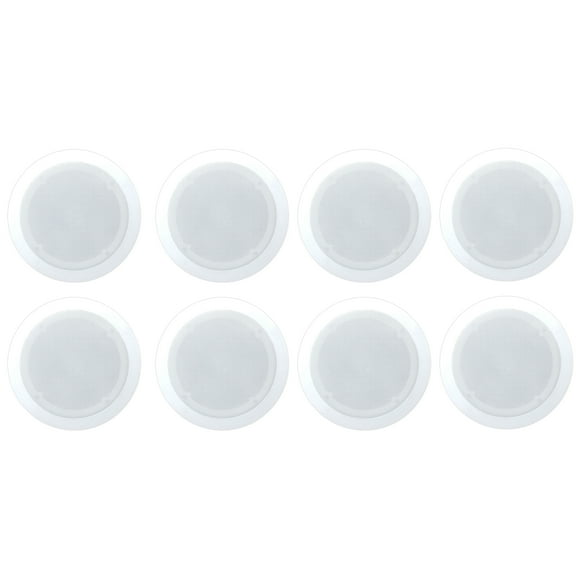 Pyle Home PDIC PRO Max Series 6.5'' Flush Mount Ceiling Speakers, 8 Pack