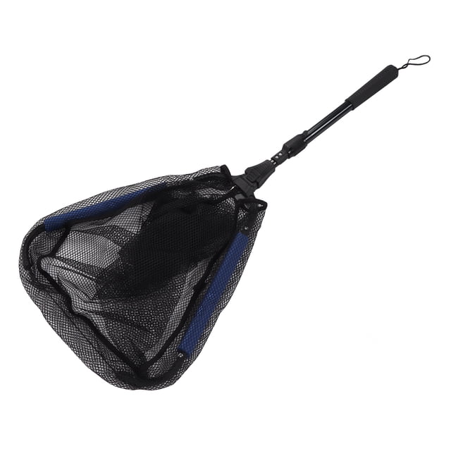 Fine Mesh Deep Skimmer Net Fishing Net with Aluminum Alloy Telescopic Pole Fishing Gear