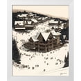 thumbnail image 2 of Maki 15x18 White Modern Wood Framed Wall Art Titled - Winter_S Profits I, 2 of 6