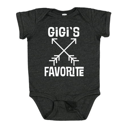 

Inktastic Gigi Favorite Grandchild Gift Baby Boy or Baby Girl Bodysuit