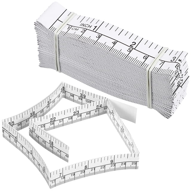 25 Pcs Tape Measure Paper Measuring Tape Disposable Wound Tape Measure Body Measurement Tools 1 Meter/40 Inch