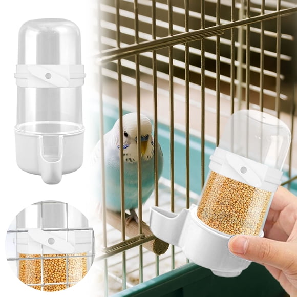 Distributeur d'Eau Automatique pour Oiseaux et Mangeoire Grande Capacité pour Perroquets et Oiseaux de Compagnie