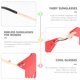 thumbnail image 3 of unbranded 1Par Gafas Rimless Rojas Con Para Uso Casual Y Viajes, 3 of 7