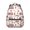 Fireman and Helmet, variant on Fireman and Shield White Pattern Backpack for School, Cute School Bag with Adjustable Shoulder Straps and Padded Back, 15.3"x11"x7.1"