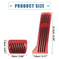thumbnail image 4 of Coche Pie Pedal Pastillas Acelerador Gasolina Freno Pedal Cubierta Kit Rojo Negro, 4 of 7