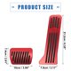 thumbnail image 4 of Coche Pie Pedal Pastillas Acelerador Gasolina Freno Pedal Cubierta Kit Rojo Negro, 4 of 7