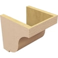thumbnail image 5 of 9"W x 9"D x 9"H Wide Van Buren Rough Cedar Woodgrain TimberThane Corbel, Primed Tan, 5 of 6