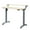 Light Wood, variant on UNICOO® 2 Tier Electric Height Adjustable Standing Desk with Wheels, Electric Mobile Standing Workstation, Sit Stand Desk Home Office Desk Whole-Piece Desk Board 48 * 24 in (KT1002-LW) 2Tier