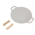 thumbnail image 4 of Poêle à Griller Style Coréen, Poêle à Griller Ronde Intérieure Extérieure avec Poignée Antiadhésive Plaque de Barbecue Sortie Haute Intensité, 4 of 14