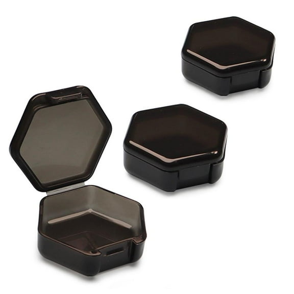 3x Small Pill Box Daily Mini Pill Organizer Portable for Purse Pocket Travel* W1M8